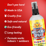 Bodhi Dog Not Here! Spray - Trains Your Pet Where Not to Pee Indoors or Outdoors - Anti Marking Deterrent for Furniture, Carpet & Floor - Training Corrector for Puppies & Dogs - Made in USA