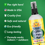 Bodhi Dog Not Here! Spray & Potty Training Spray - Dog Training Corrector for Indoor/Outdoor Use - Stops Urination & Marking - Housebreaking Solution Bundle for Dogs & Puppies (8 Fl Oz)