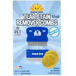 Bodhi Dog Tear Stain Remover Combs - Clean Crust, Dirt & Buildup Around Pet Eyes - Gentle, Durable, Easy-to-Use Grooming Tool for Dogs & Cats - Ideal for All Fur Types & Coats (Set of 2)