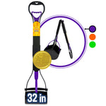 Bodhi Dog Extra Large Foldable Pooper Scooper - 32” Long Handle, Lightweight Portable Pooper Scooper for Small & Large Dogs - Easy to Use - Made with Premium Durable Materials (Multiple Colors)