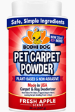 Bodhi Dog Natural Carpet Powder - Dry Pet Smell Eliminator & Urine Odor Remover - Loosens Fur & Dirt - Plant-Based and Biodegradable Room Freshener for Home with Pets - Made in USA