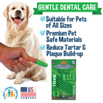 Bodhi Dog Toothbrush Combo Pack - Soft Finger & Dual-Ended Brushes - Gentle Bristles for Dogs & Cats - Ideal for Dental Care, Plaque Removal, Gum Health - Easy Teeth Cleaning (6 Long & 6 Finger)