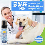 Bodhi Dog Waterless Foaming Shampoo - Dry Shampoo for Bathless Cleaning, No Rinse Required - Natural, Gentle Cleaner for Sensitive Skin - Made in USA (Oatmeal)