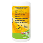 Bodhi Dog Pet Wipes - Grooming, Cleaning and Deodorizing Wipes for Dogs & Cats - No Parabens or SLS - Large, Thick, Wet Wipes - Wipe Away Pet Odors & Refreshes Coat - Mango Scent (75 Count)