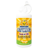 Bodhi Dog Pet Wipes - Grooming, Cleaning and Deodorizing Wipes for Dogs & Cats - No Parabens or SLS - Large, Thick, Wet Wipes - Wipe Away Pet Odors & Refreshes Coat - Mango Scent (75 Count)