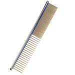 Bodhi Dog Stainless Steel Comb | Metal Comb for Dogs and Cat | Detangler Grooming Brush for Pets with Short and Long Hair | Removes Knots, Tangles, Matted Fur and Knotted Hair