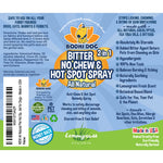 Bodhi Dog Bitter 2-in-1 No Chew & Hot Spot Spray - Natural Anti-Chew Remedy Better Than Bitter Apple - Soothes Hot Spots, Deters Chewing - Safe for Skin, Wounds & Furniture- Made in USA