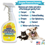 Natural Enzyme Powered Pet Stain and Odor Remover