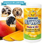 Pet Wipes - Mango Scented