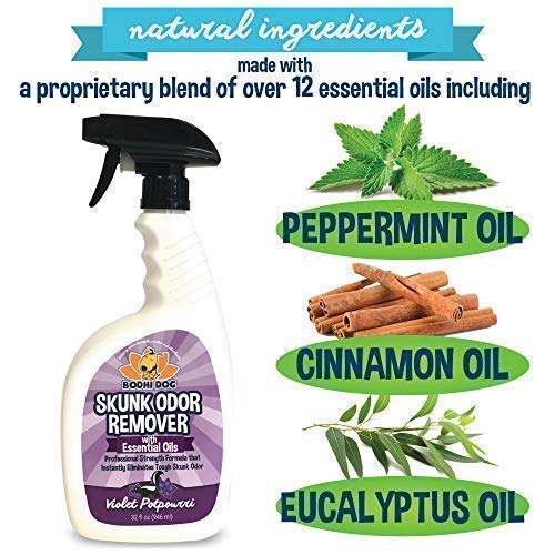 Bodhi Dog Pet Deskunk Spray Odor Eliminator Skunk Smell Remover Elim