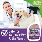 Bodhi Dog Pet Deskunk Spray Odor Eliminator | Skunk Smell Remover Eliminates Skunked Smells Using Essential Oils on Dogs, Cats, Furniture, Carpet, Clothing and More | Made in USA