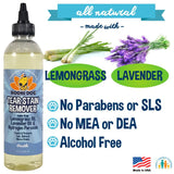 Bodhi Dog Tear Stain Remover - Removes Tears, Saliva & Mucus Stains from Dogs & Cats - Gentle, Natural Solution for Sensitive Fur & Coats, Alcohol-Free, Made in USA