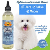 Bodhi Dog Tear Stain Remover - Removes Tears, Saliva & Mucus Stains from Dogs & Cats - Gentle, Natural Solution for Sensitive Fur & Coats, Alcohol-Free, Made in USA