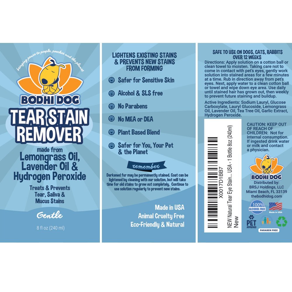 Bodhi Dog Tear Stain Remover Removes Dog & Cats Tears, Saliva & Mucu