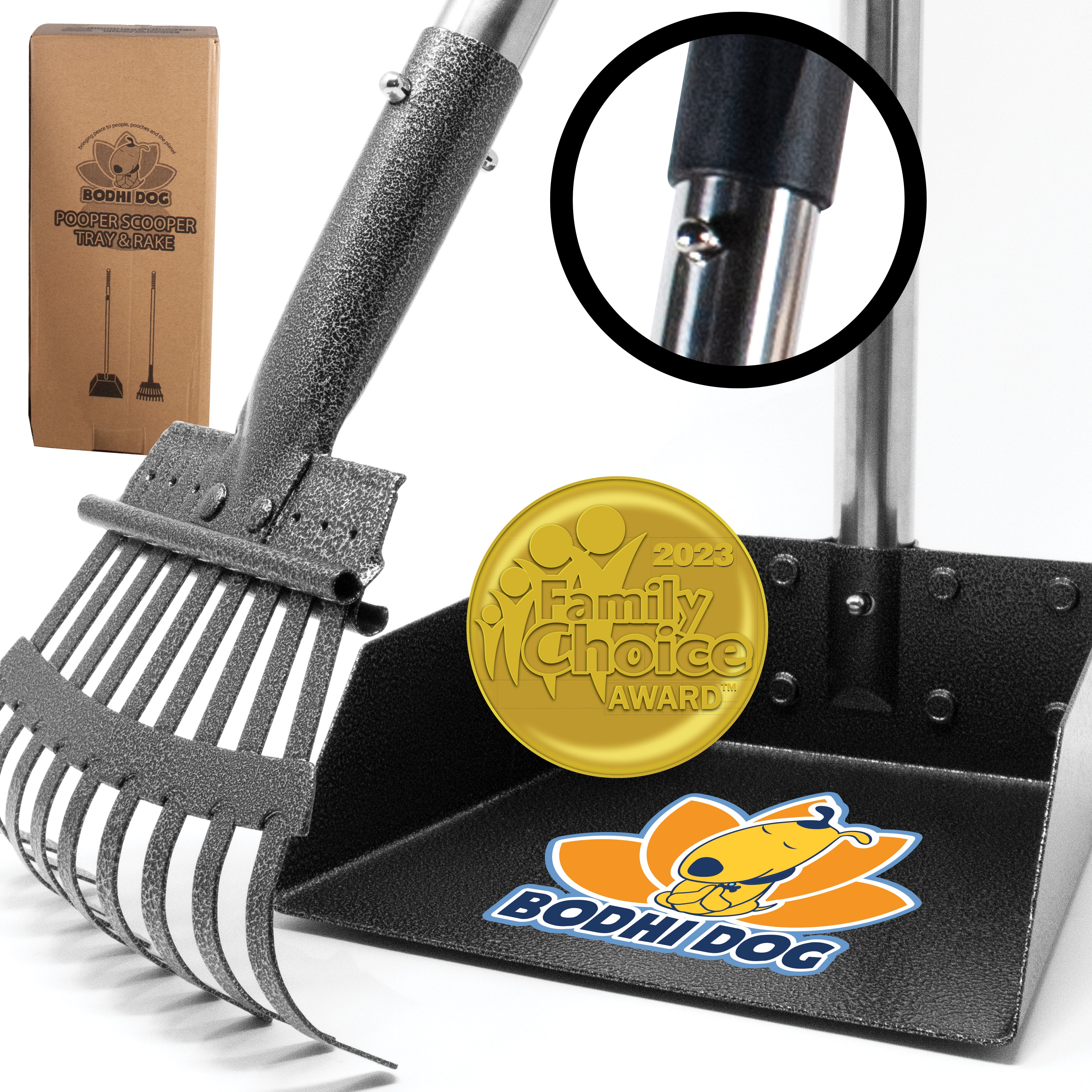 Pooper Scooper Tray & Rake Set - Two Sizes – Bodhi Dog